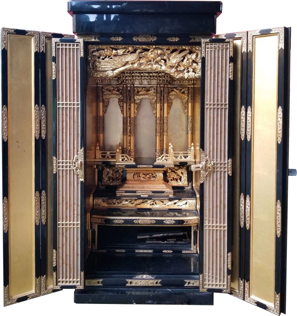 リメイク前の大型の金仏壇